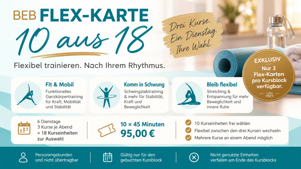 BEB Flex-Karte – 10 aus 18 (Okt/Nov 26)